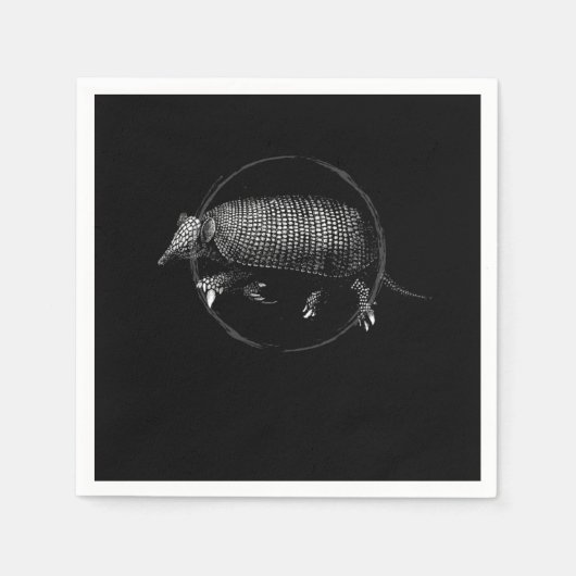 Serviette En Papier Armadillo Retro (Devant)