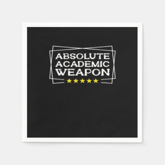 Serviette En Papier Arme universitaire absolue Chill classique