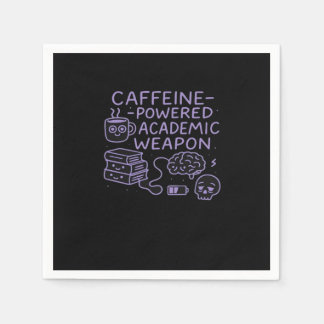 Serviette En Papier Arme universitaire classique alimentée par la café