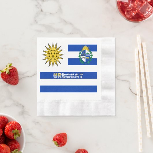 Serviette En Papier Armoiries de l'Uruguay (En situation)