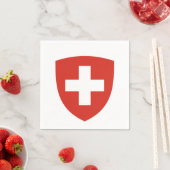 Serviette En Papier Armoiries de Suisse (En situation)