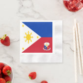 Serviette En Papier Armoiries des Philippines (En situation)