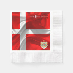 Serviette En Papier Armoiries du Danemark