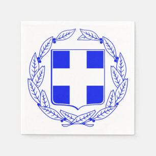 Serviette En Papier Armoiries grecques