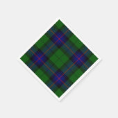 Serviette En Papier Armstrong tartan bleu et vert plaid (Coin)