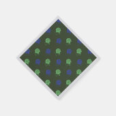 Serviette En Papier Army Green & Blue Painball Party (Coin)