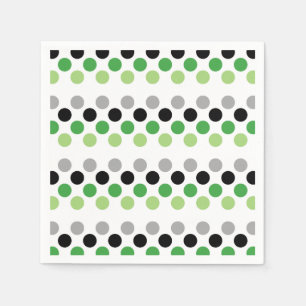 Serviette En Papier Aromantic Pride Drapeau Couleurs À petits pois