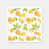 Serviette En Papier Arômes d'agrumes Oranges et citrons Patten (Devant)