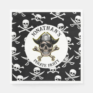 Serviette En Papier Arr, préparons-nous à une fête pirate
