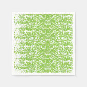 Serviette En Papier arrière - plan abstrait vert et blanc (Devant)