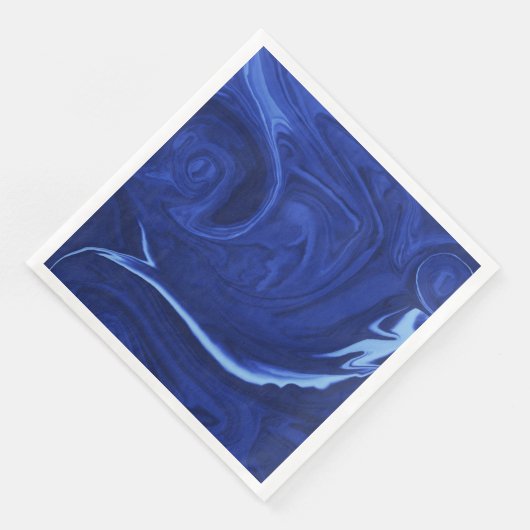 Serviette En Papier Arrière - plan bleu Cobalt (Coin)