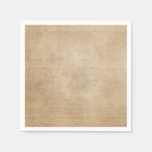 Serviette En Papier Arrière - plan Burlap (Devant)