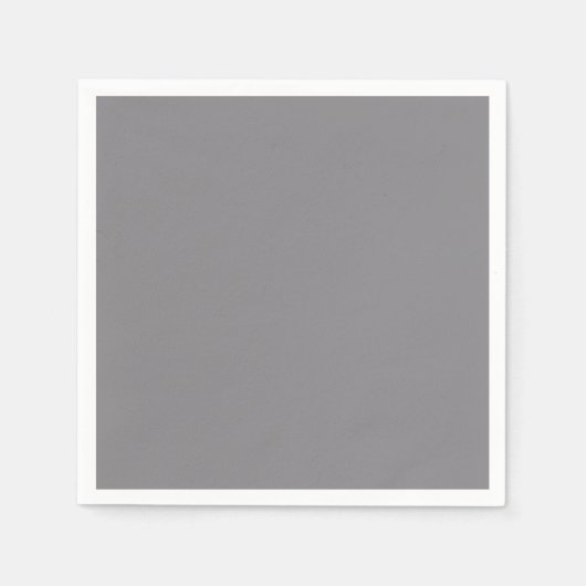 Serviette En Papier Arrière - plan couleur gris Titane Tendance (Devant)