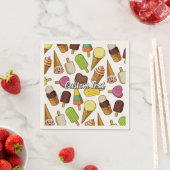 Serviette En Papier Arrière - plan de glace (En situation)
