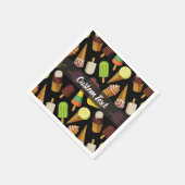 Serviette En Papier Arrière - plan de glace (Coin)
