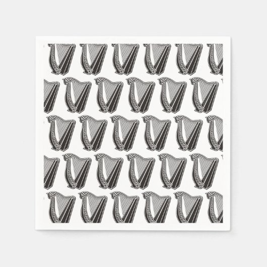 Serviette En Papier Arrière - plan de l'icône Harp (Devant)