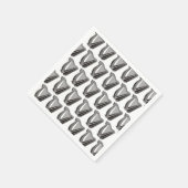 Serviette En Papier Arrière - plan de l'icône Harp (Coin)