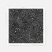 Serviette En Papier Arrière - plan de monocristolite noir (Devant)