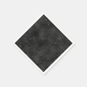 Serviette En Papier Arrière - plan de monocristolite noir (Coin)