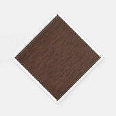 Serviette En Papier Arrière - plan en bois foncé (Coin)