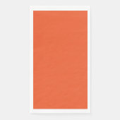 Serviette En Papier arrière - plan orange avec (Devant)