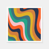 Serviette En Papier Arrière - plan pivotant moderne rétro (Devant)