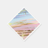 Serviette En Papier Arrière - plan rose texturé (Coin)