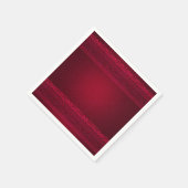 Serviette En Papier Arrière - plan rouge élégant et élégant (Coin)