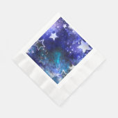 Serviette En Papier Arrière - plan spatial avec étoiles (Coin)