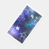 Serviette En Papier Arrière - plan spatial avec étoiles (Coin)