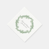 Serviette En Papier Arrosage Rosemary Wreath (Coin)