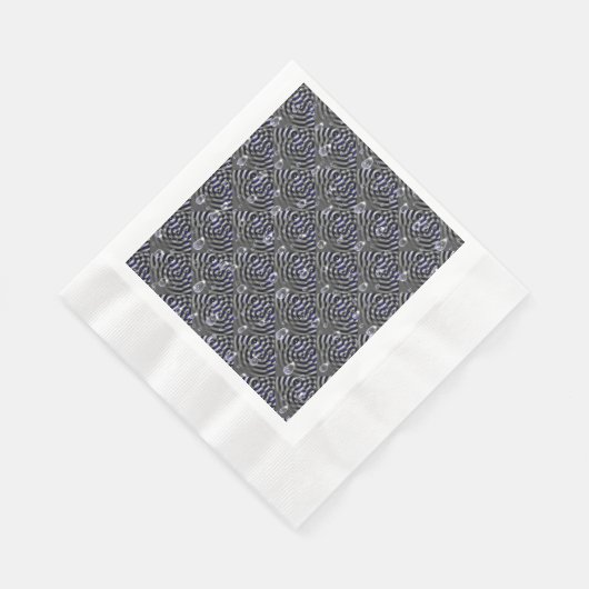 Serviette En Papier Arrosage sur métal gris bleu (Coin)