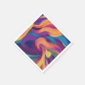Serviette En Papier Art Abstrait (Coin)