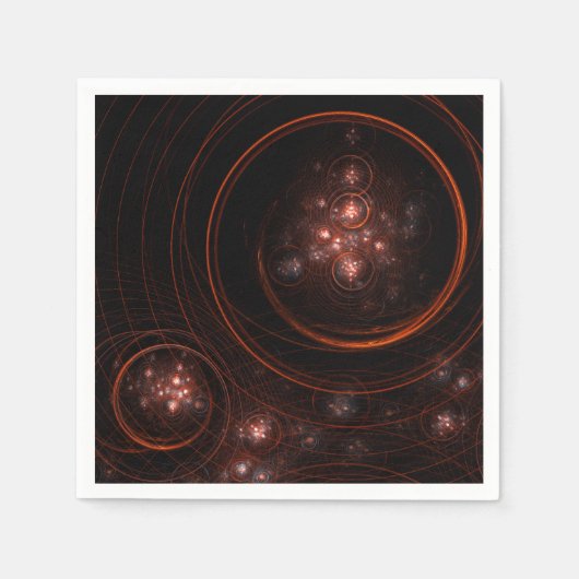 Serviette En Papier Art Abstrait Starlight (Devant)