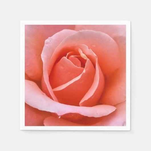 Serviette En Papier Art botanique romantique Rose Imprimer (Devant)