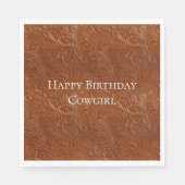 Serviette En Papier Art Brown occidental (Devant)