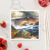 Serviette En Papier Art, Chutes Shoshone, Rivière Snake, Idaho (En situation)