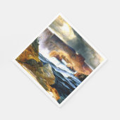 Serviette En Papier Art, Chutes Shoshone, Rivière Snake, Idaho (Coin)