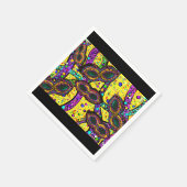 SERVIETTE EN PAPIER ART DE MARDI GRAS (Coin)