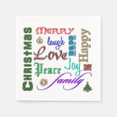 Serviette En Papier Art de Noël (Devant)