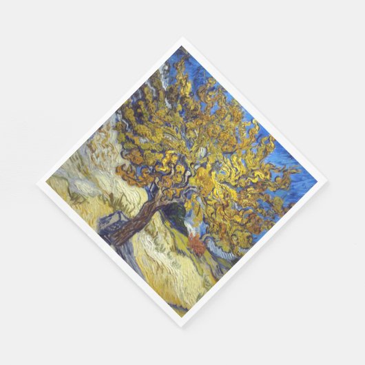 Serviette En Papier Art de Van Gogh Mulberry Tree (Coin)
