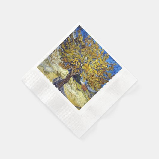 Serviette En Papier Art de Van Gogh Mulberry Tree (Coin)