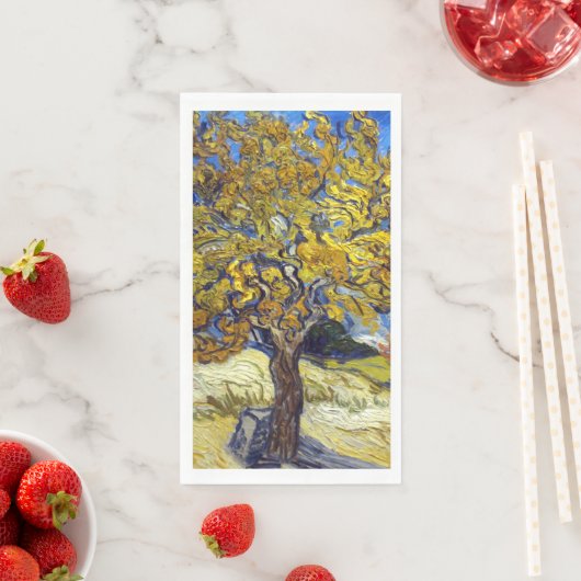 Serviette En Papier Art de Van Gogh Mulberry Tree (En situation)
