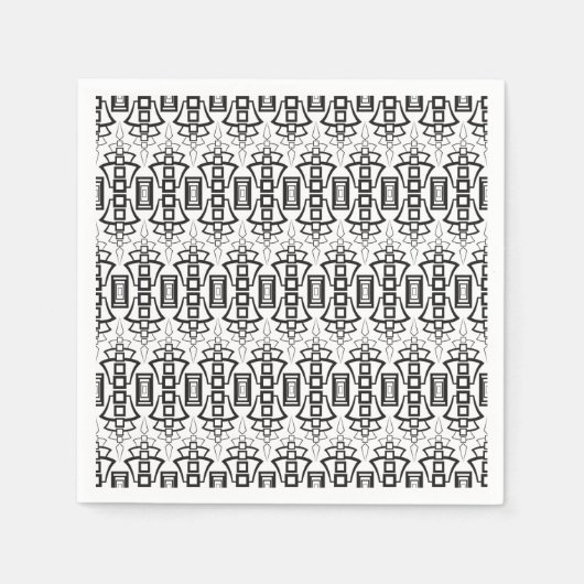 Serviette En Papier Art déco (Devant)