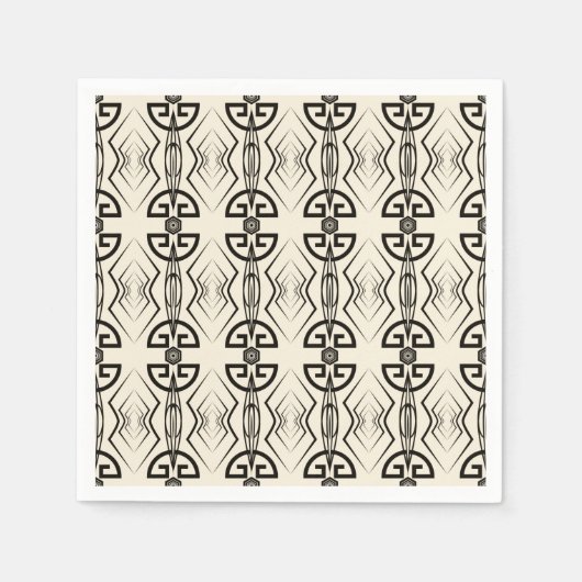 Serviette En Papier Art Déco (Devant)