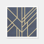 Serviette En Papier Art deco design (Devant)