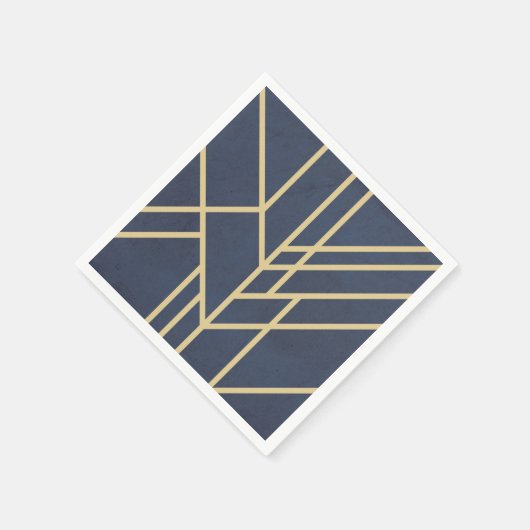 Serviette En Papier Art deco design (Coin)