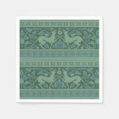 Serviette En Papier Art Déco Nouveau Chien Nature Motif animal (Devant)