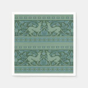 Serviette En Papier Art Déco Nouveau Chien Nature Motif animal
