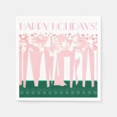 SERVIETTE EN PAPIER ART DÉO (Devant)